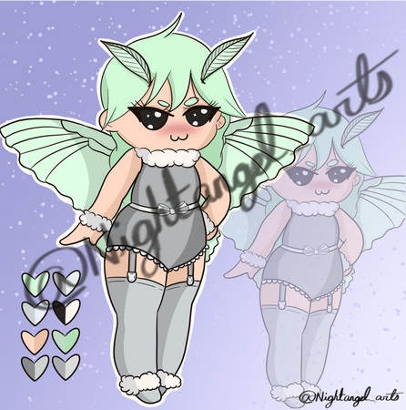Luna moth fairy
