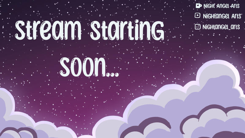 A Stream screen I made for my stream, I have some on my kofi for pay what you want as well.