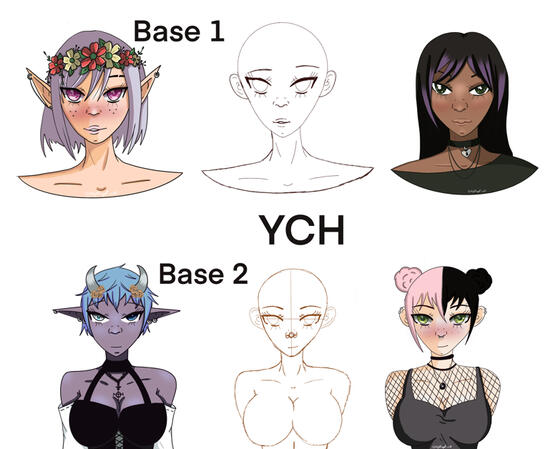 YCH Bust Com YCH Bust Com